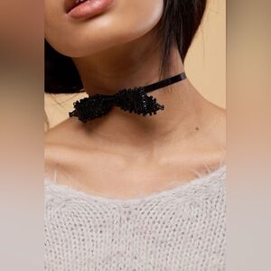 Free People Backstage Pass Choker Black NWT  jewelry, necklace